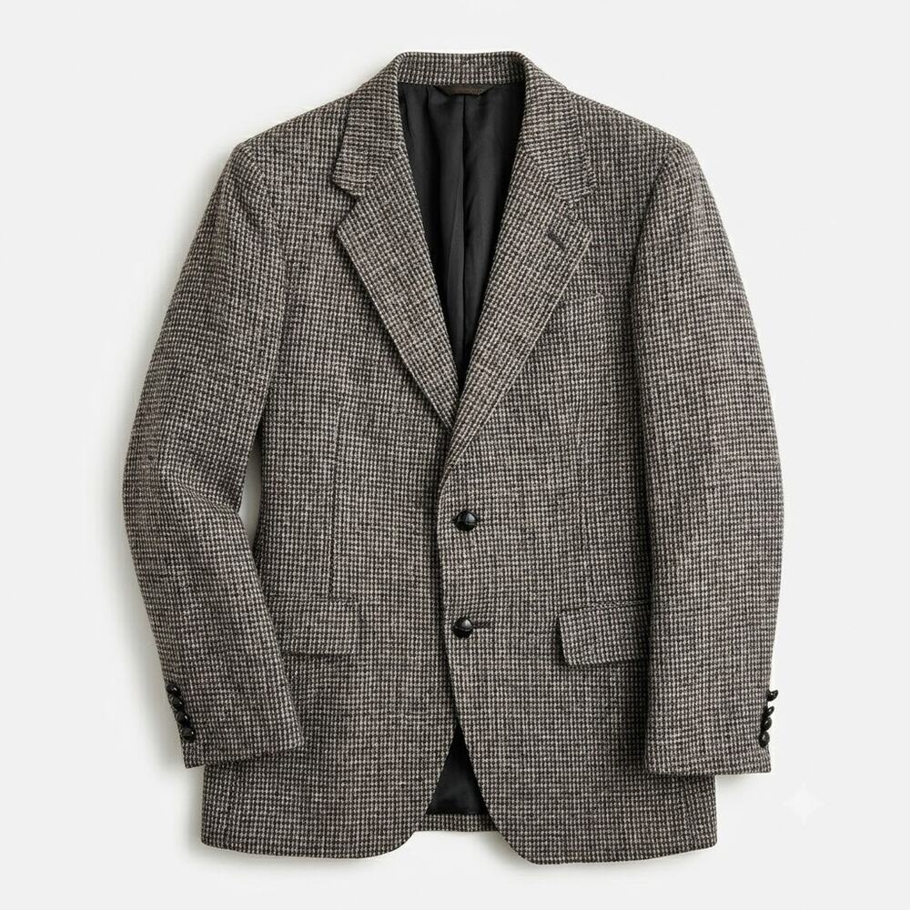 Harris Tweed Scottish Wool Sport Coat Vintage Kuppenheimer Mens 40R